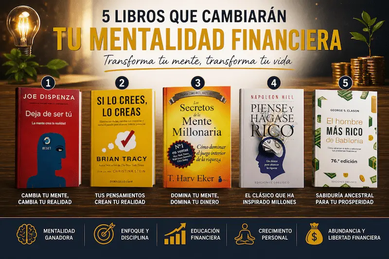 5 libros para atraer riqueza